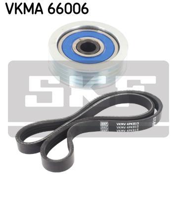 Kit Cinghia Multi-V SKF VKMA 66006 – Include Tendicinghia E Pulegge – Ricambio Originale Per Riparazione Sicura
